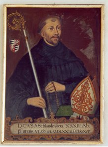 Abbot Lucius von Schlandersberg的肖像 作者 未知未知